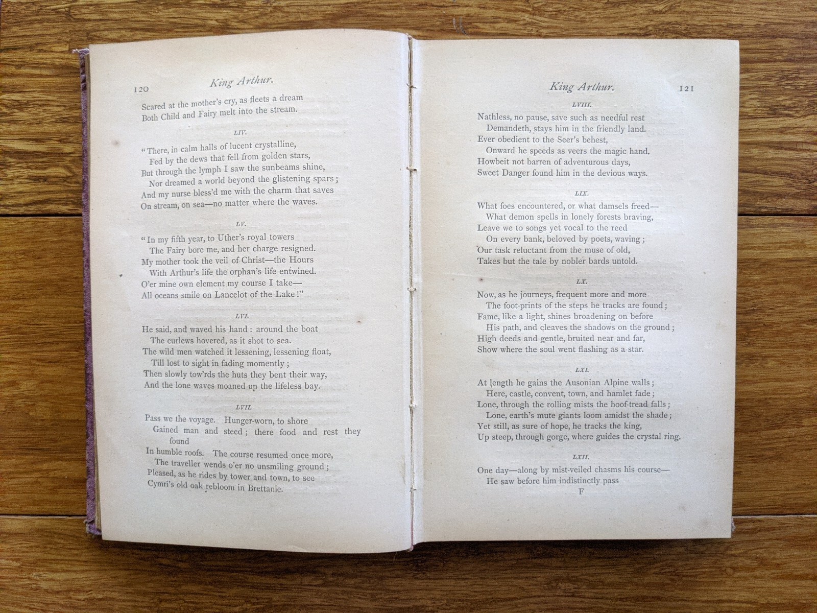 King Arthur. A Poem Revised Edition by Edward Bulwer, Lord Lytton * RARE *