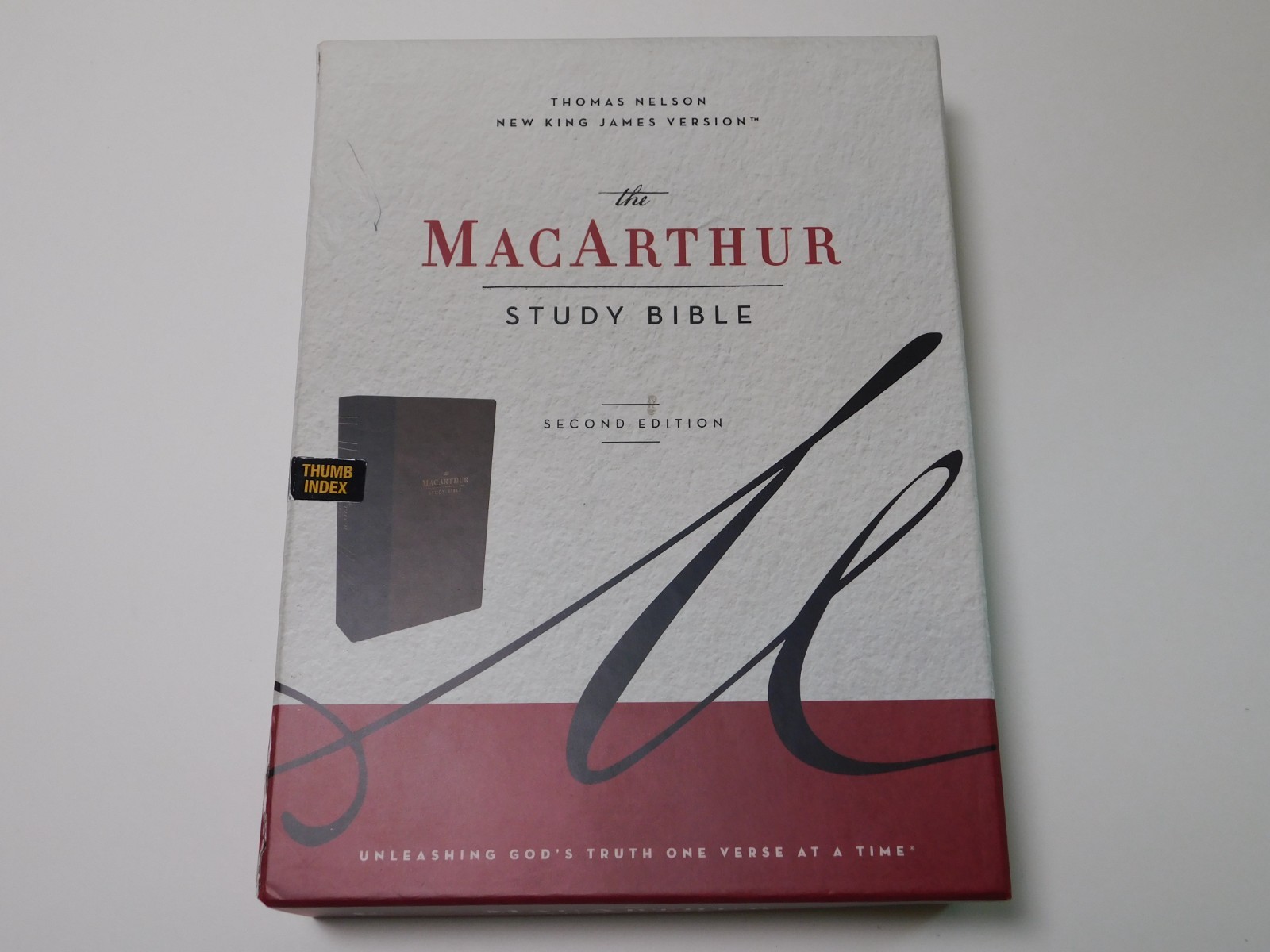 Macarthur Study Bible, 2nd Edition, ESV Leathersoft With (Slightly Damaged) Box