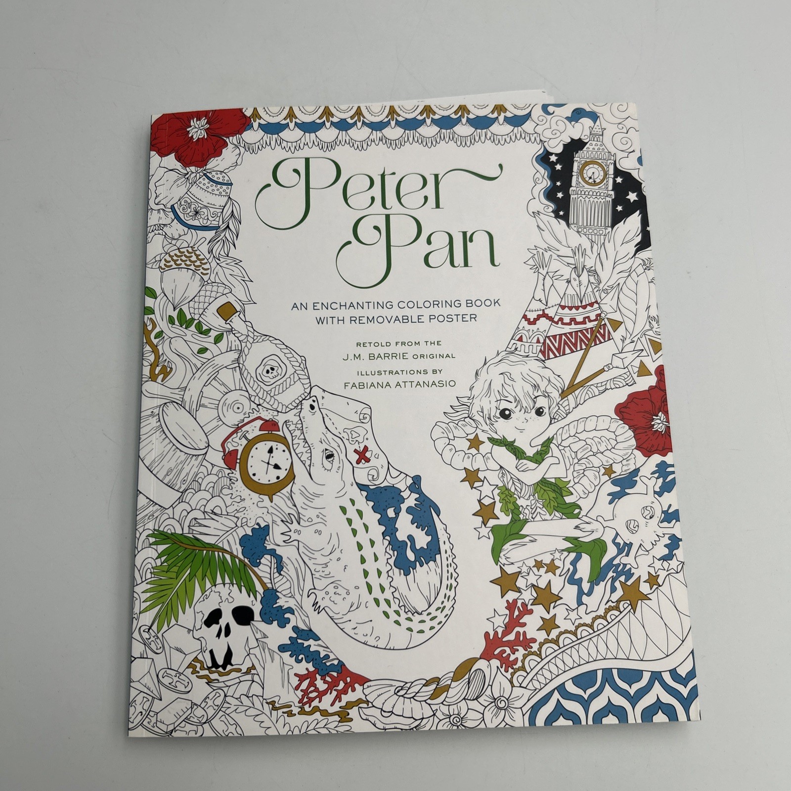 Lot of 5 Adult / Teen Coloring Books Disney Patterns – Mostly Unused See Pics