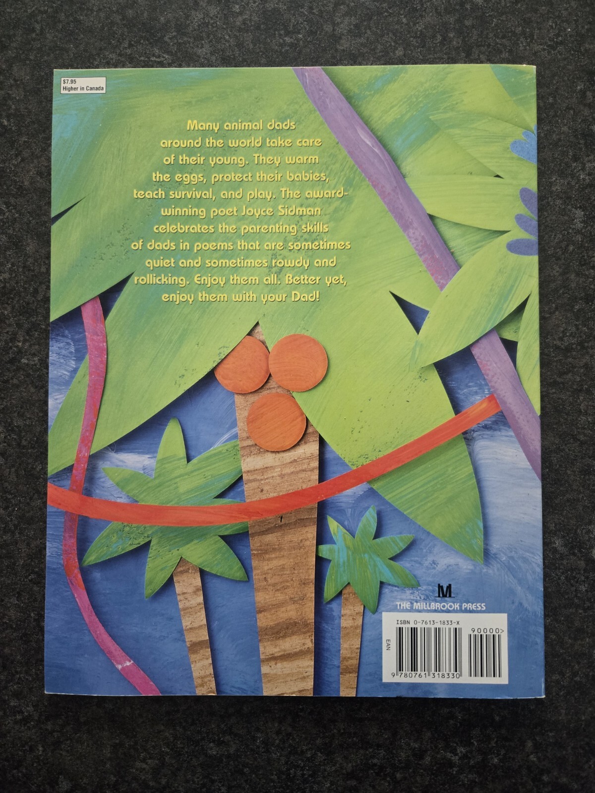 Just Us Two : Poems about Dads by Joyce Sidman and Susan Swan (2003, Trade…