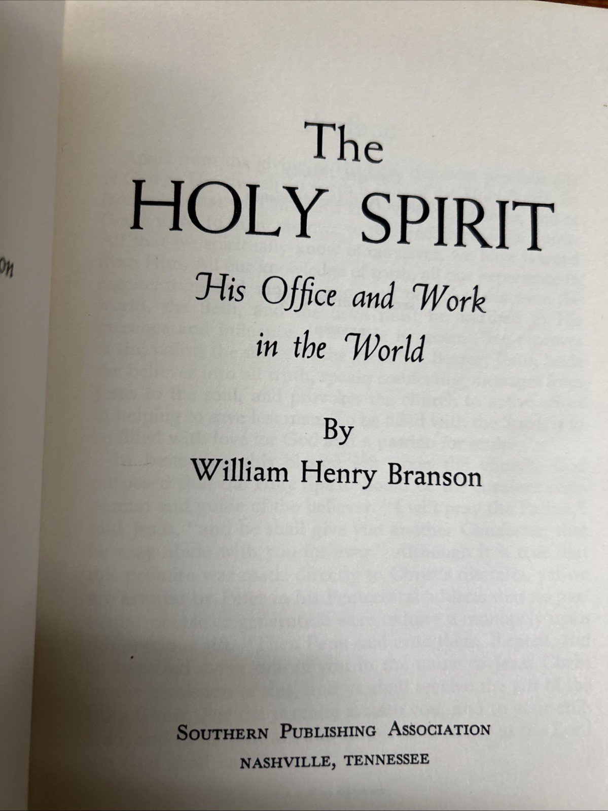 6 Adventist Heritage books-Holy Spirit / Branson, Conklin, Froom, Wallenkampf+2