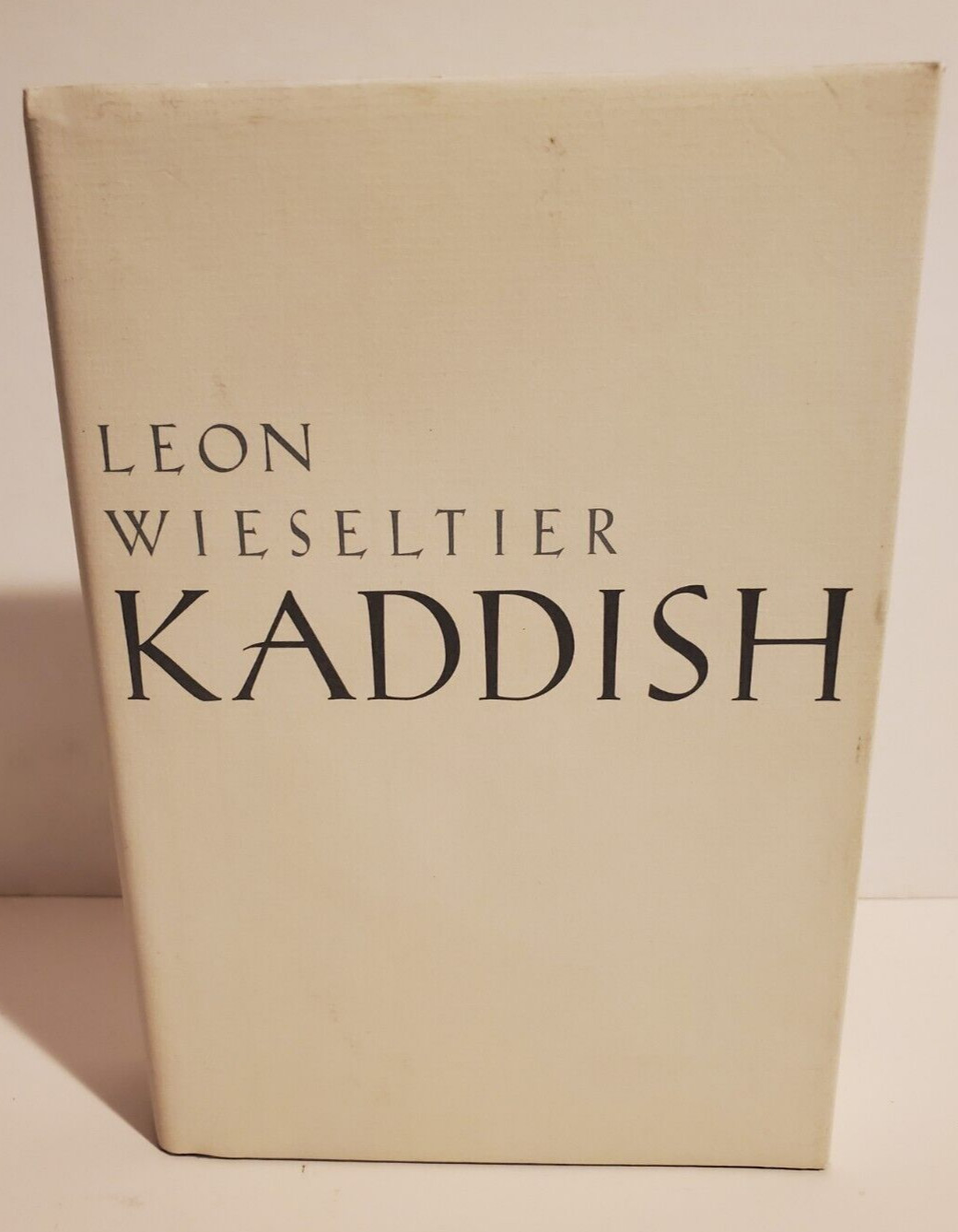 LEON WIESELTIER KADDISH JEWISH LOSS DEATH & MOURNING HARDCOVER BOOK 1998