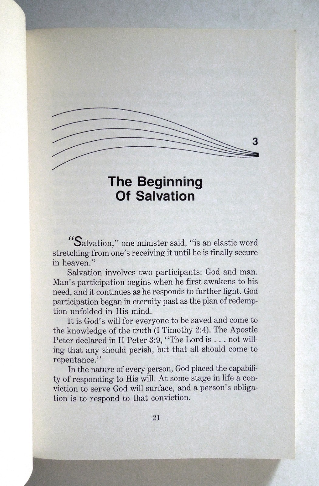 Salvation in the Book of Acts – Fred Kinzie, 1988 sc, Word Aflame Press