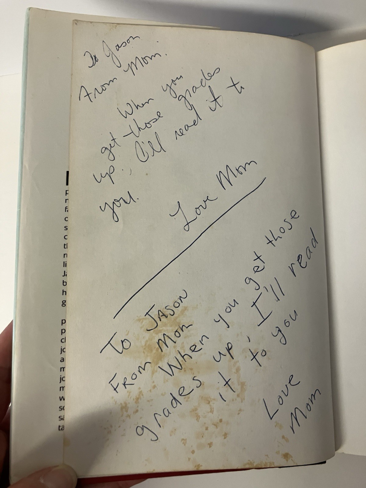Moonwalk by Michael Jackson 1988 HCDJ Stated First Edition Printed Signature