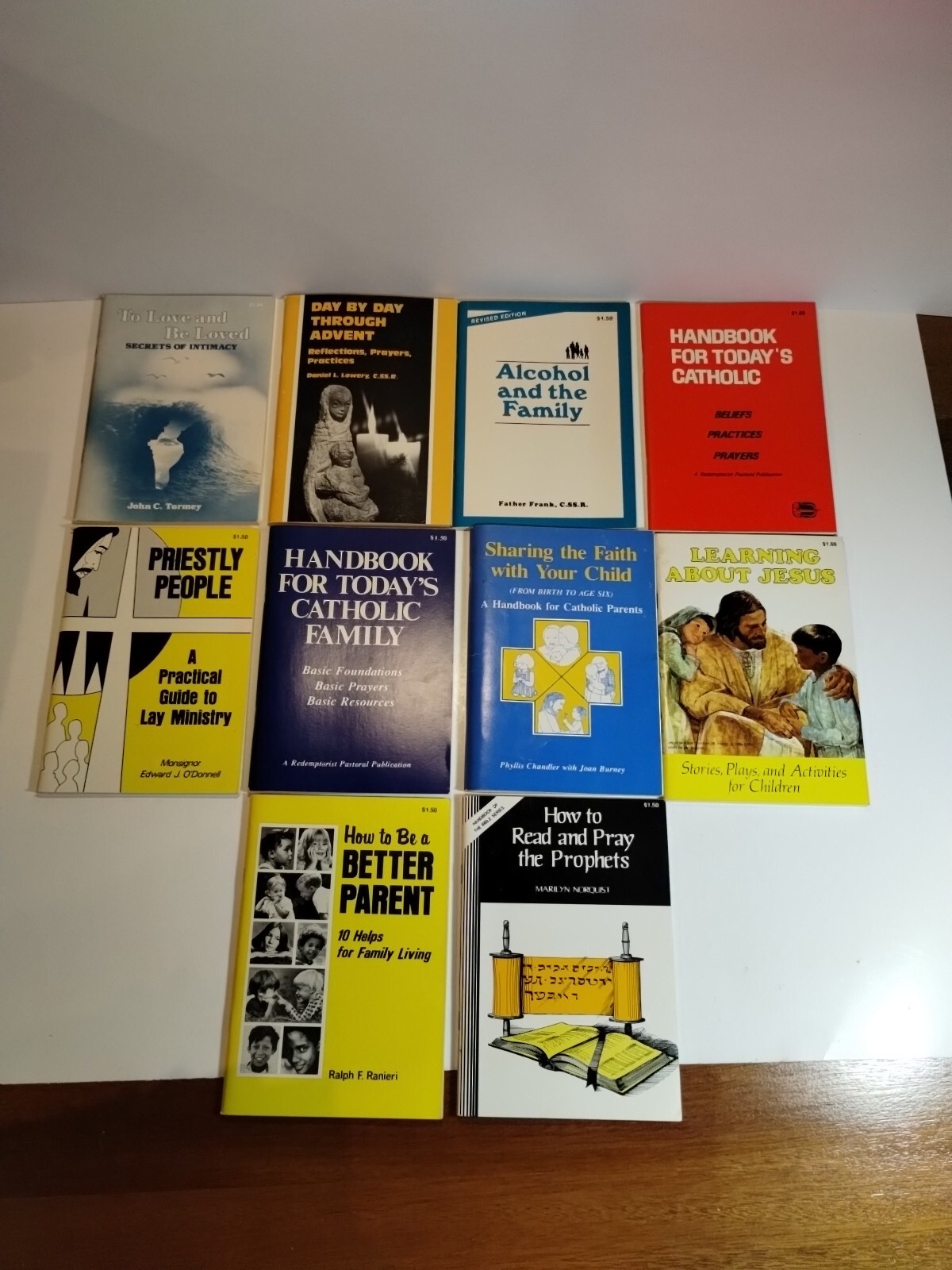 Lot Of 10 Liguori Publications small PB Various Authors & Titles See Description