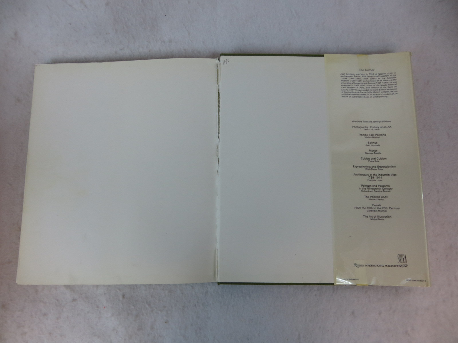 Jean Leymarie WATERCOLORS FROM DURER TO BALTHUS Skira 1984