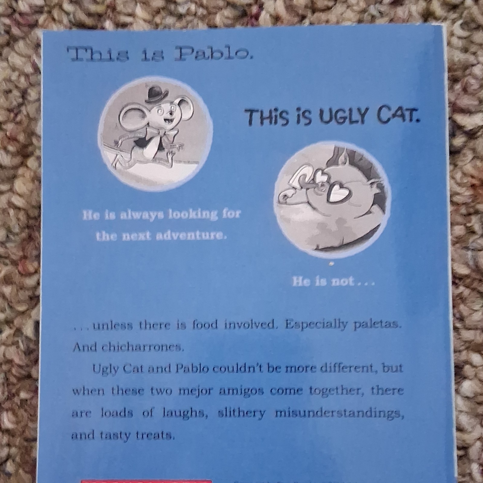 Ugly Cat and Pablo by Isabel Quintero, Fiction Novel, Ages 4-8, English, Paperb…