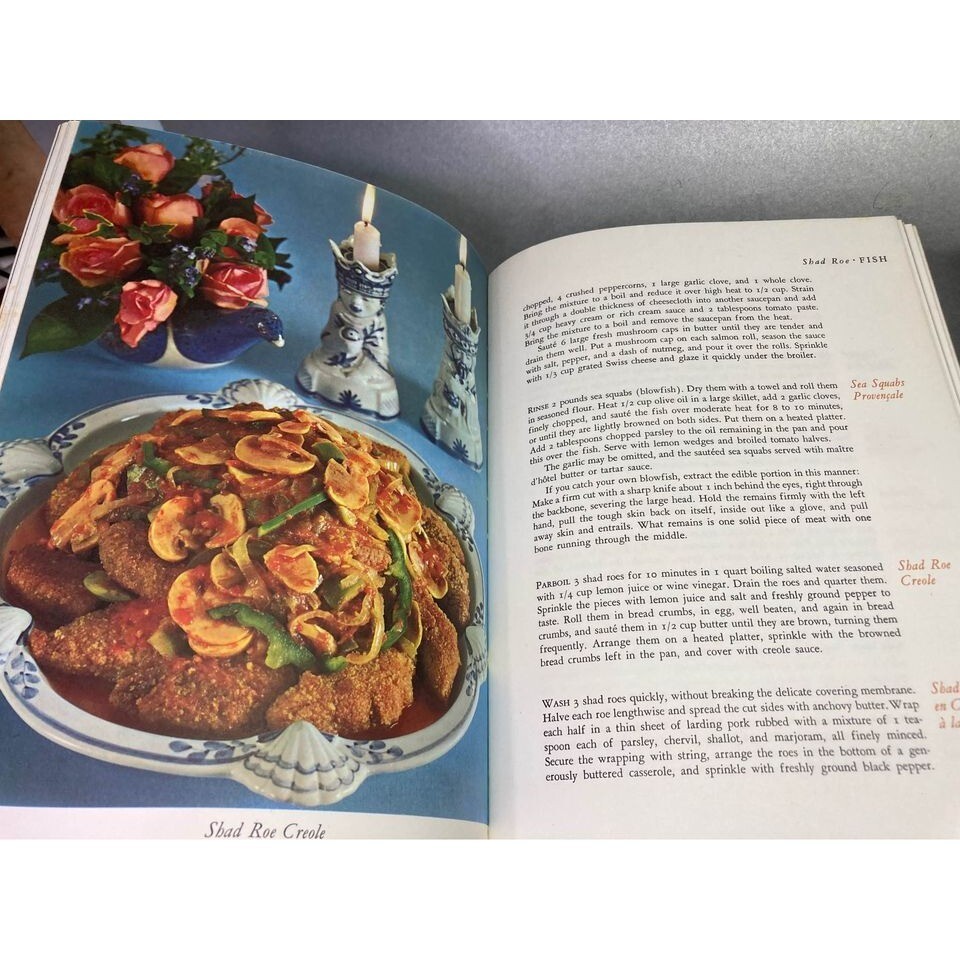 The Gourmet Cookbook 2 Volume Book Set 1 & 2 Classic Recipes Vintage 1974