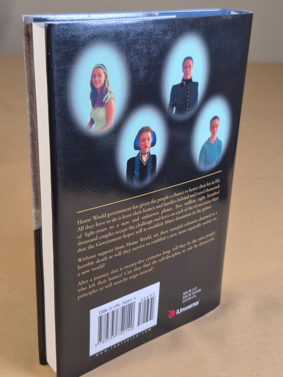 Generation Ship by Eugene R. Woolcott – iUniverse – Hardcover, Dust Jacket