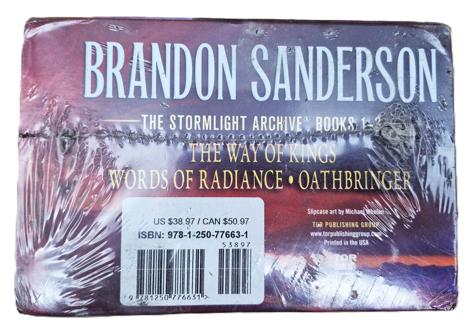 BOOK Brandon Sanderson Stormlight Archive Books 1-3 Paperback Set – SEALED NEW