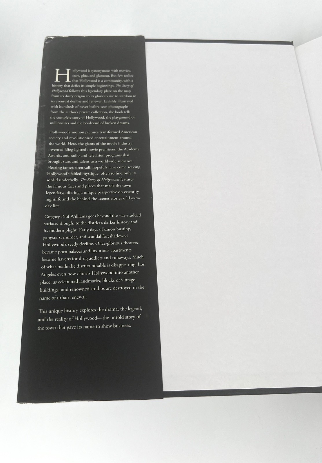 THE STORY OF HOLLYWOOD: AN ILLUSTRATED HISTORY By Gregory Paul Williams