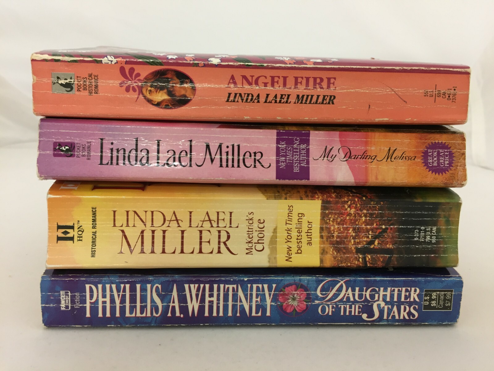 Lot Three Linda Lael Miller One Phyllis Whitney Paperback Books See Photos R44