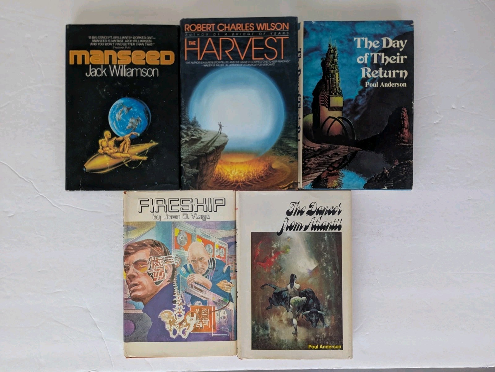 10 BOOK LOT Vintage Science Fiction Sci-fi Fantasy Books Novels Hardcover #6