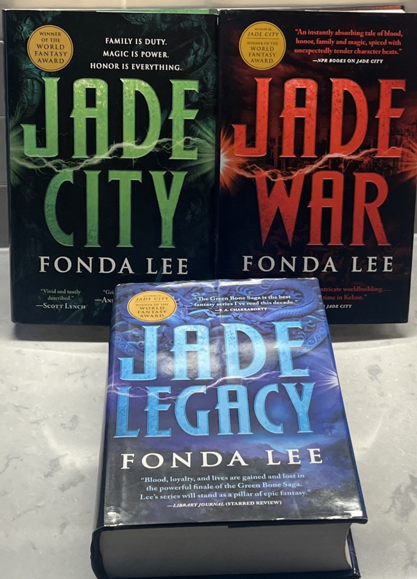 Jade City + Jade War + Jade Legacy by Fonda Lee Hardcover Book Lot Of 3 English