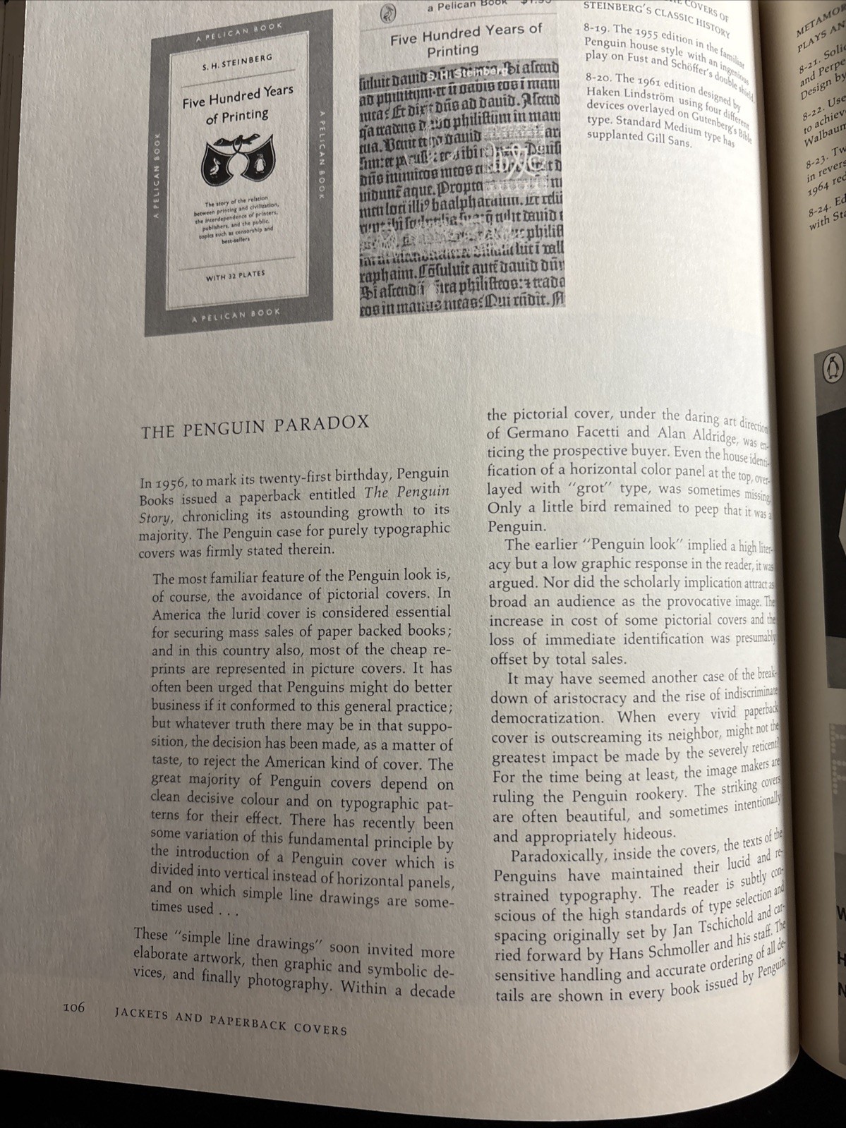 Chronicle Books The Design of Books Adrian Wilson Paperback Design Book