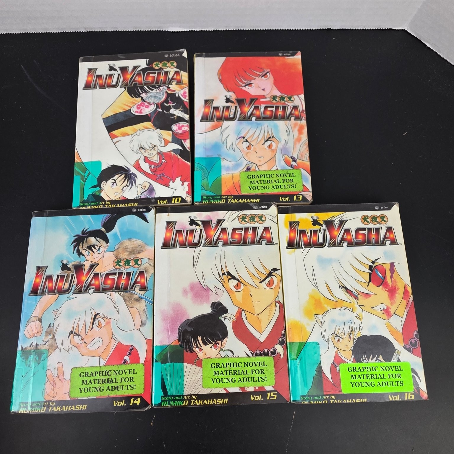 Inuyasha Manga Vol 2-10 13-16 Rumiko Takahashi 2003 Viz Media Action Anime Lot