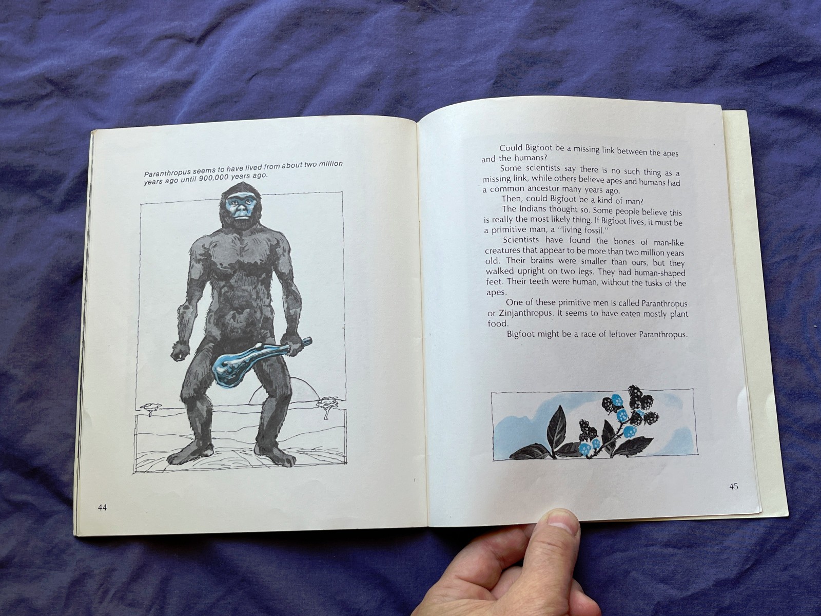 Rare BIGFOOT Book Crestwood House Ian Thorne Yeti Abominable Snowman
