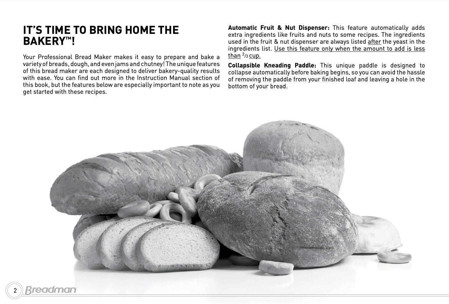 BREADMAN BK1050S BK1060S Bread Maker Manual + Recipes – LOOP BOUND, TOUGH JACKET