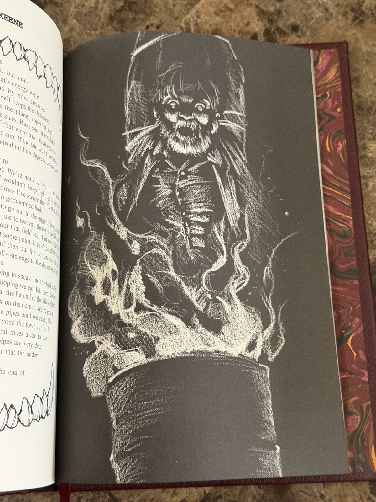 Brian Keene Darkness On The Edge Of Town Signed Number Clamshell Illustrated