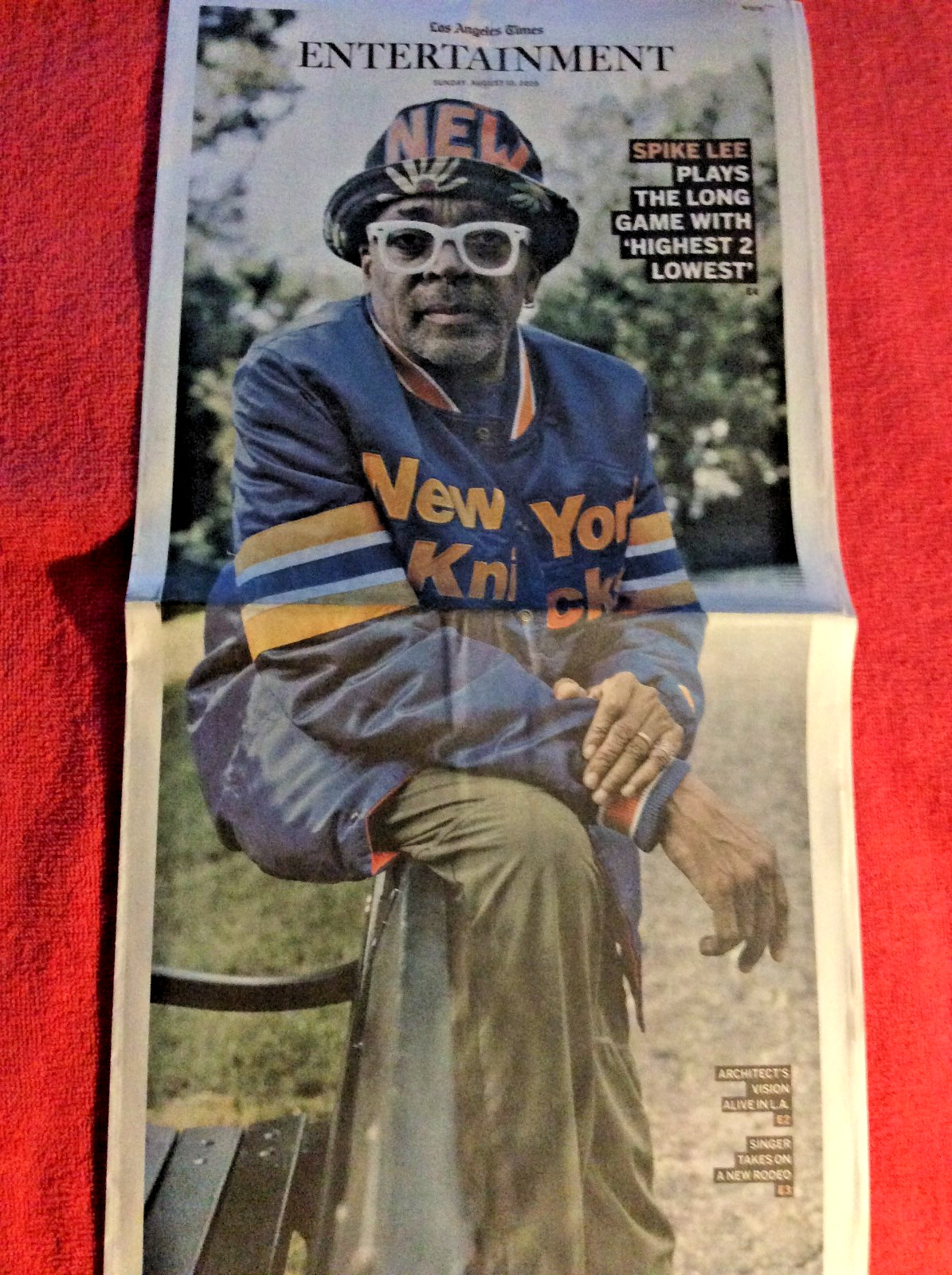 LA TIMES ENTERTAINMENT AUGUST 10 2025 SPIKE LEE BAILEY ZIMMERMAN WASHINGTON