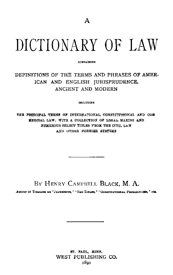 BLACKS LAW DICTIONARY-First 1ST Edition 1891+2ND Edition 1910-Law Terms Book-CD