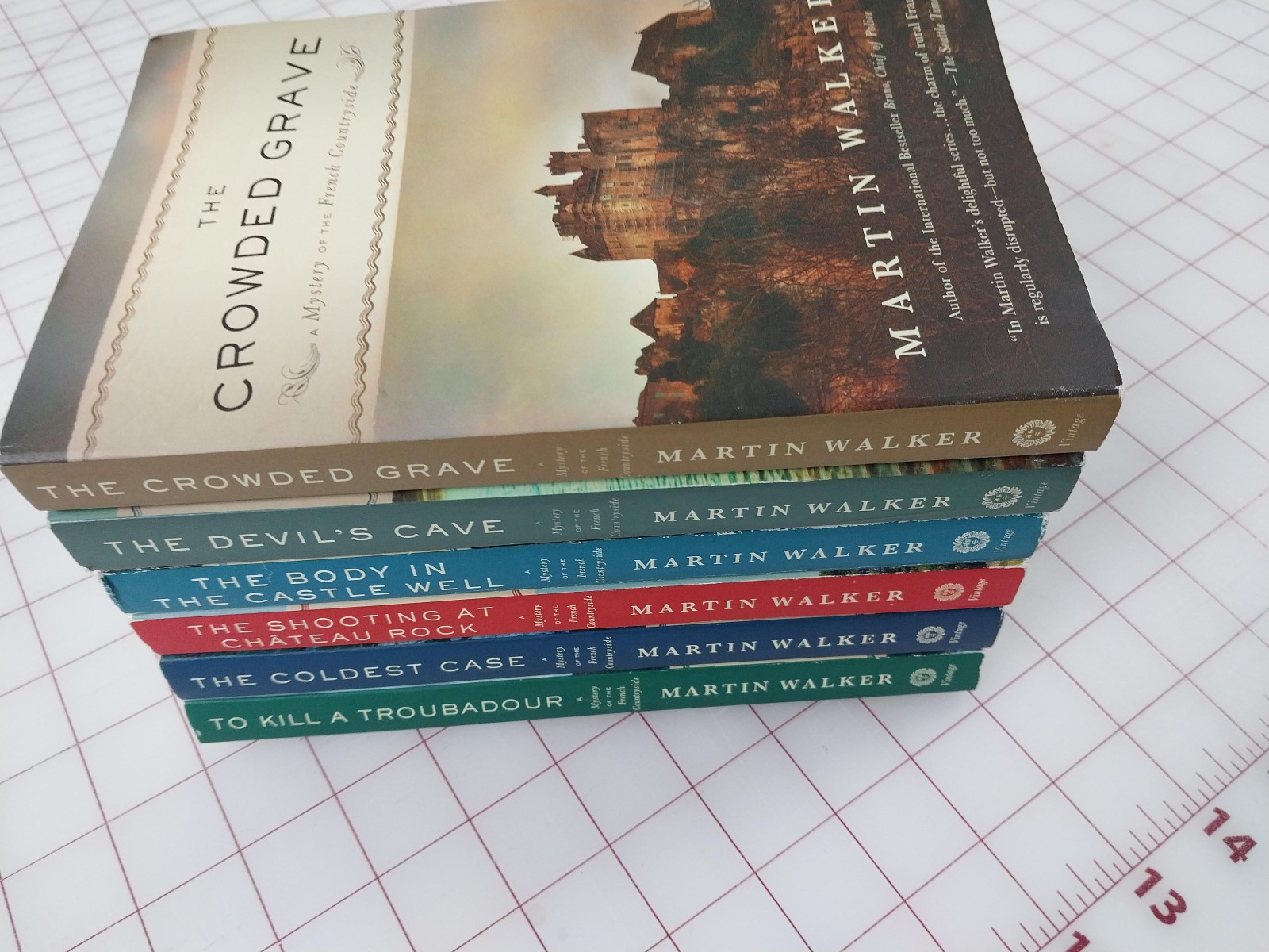 6 Books Lot French Countryside Mystery series MARTIN WALKER Bruno chief police