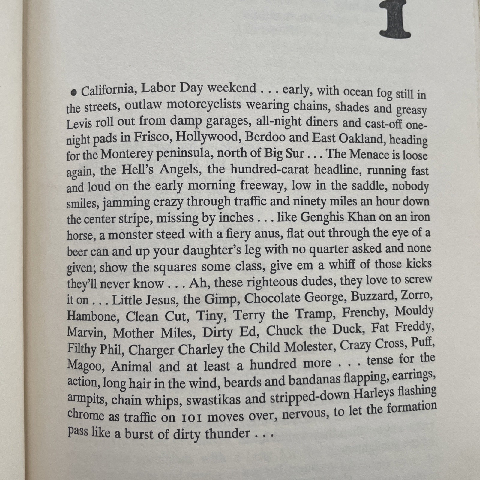 1967 HELL’S ANGELS Hunter S. Thompson, Random House 1 St Book Club Edition Book