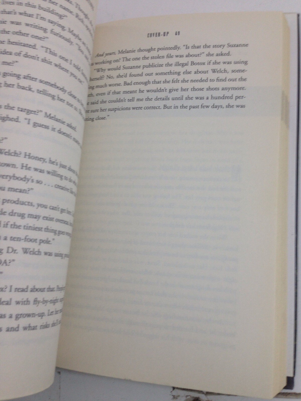 Cover-Up – Michele Martinez (2007, Hardcover, Dust Jacket, 1st Edition)