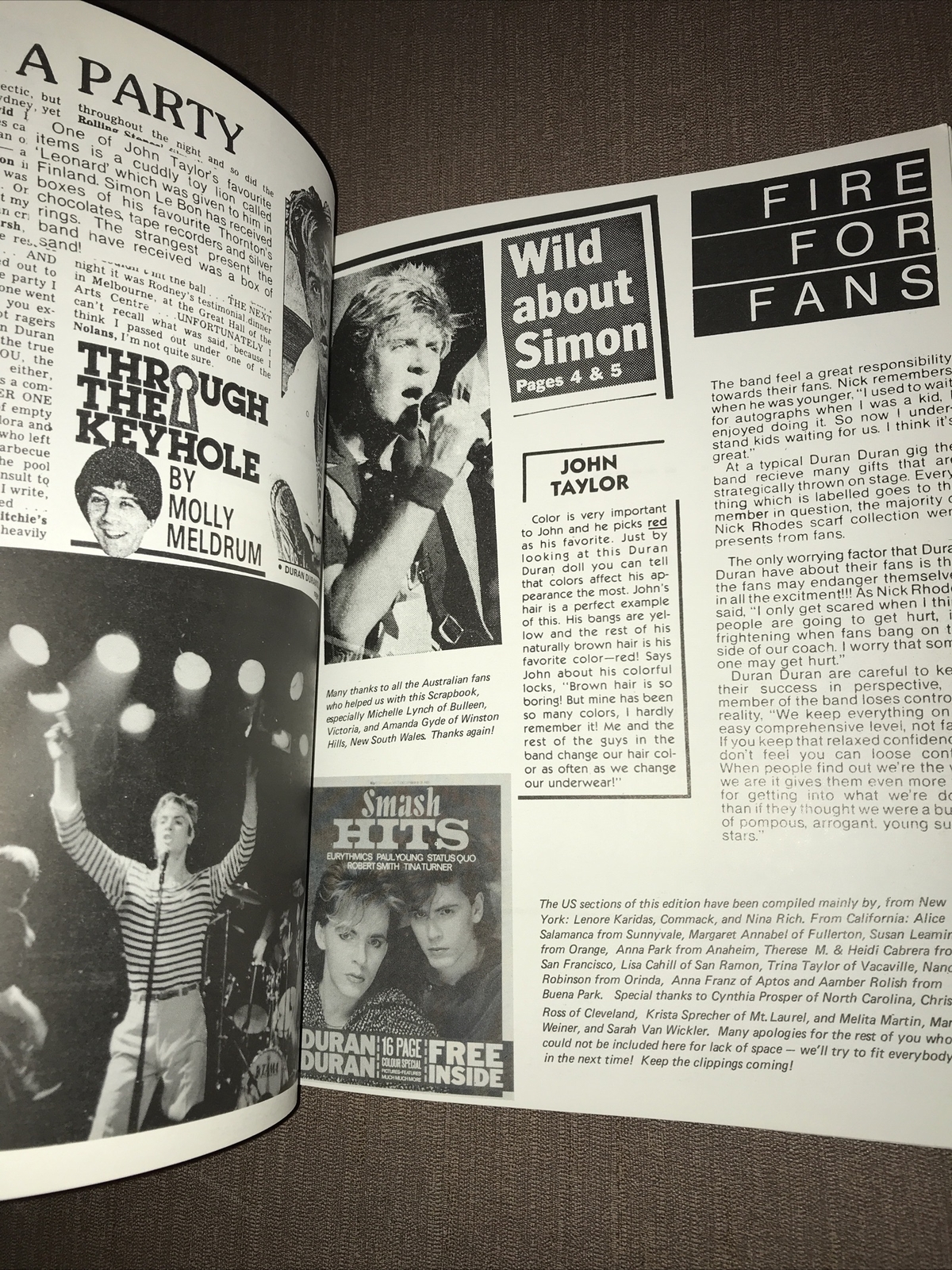 Vintage 80s Duran Duran Scrapbooks Volumes 2 & 3 Softcover Rare UK Editions