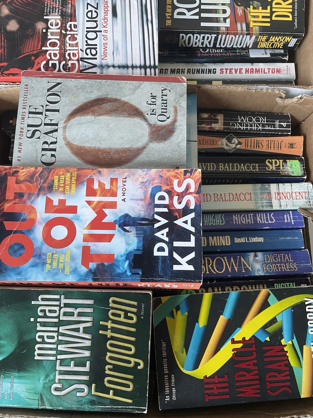 Lot of 10 Suspense Mystery Thriller PBs Mixed Author Random Pick No Duplicates