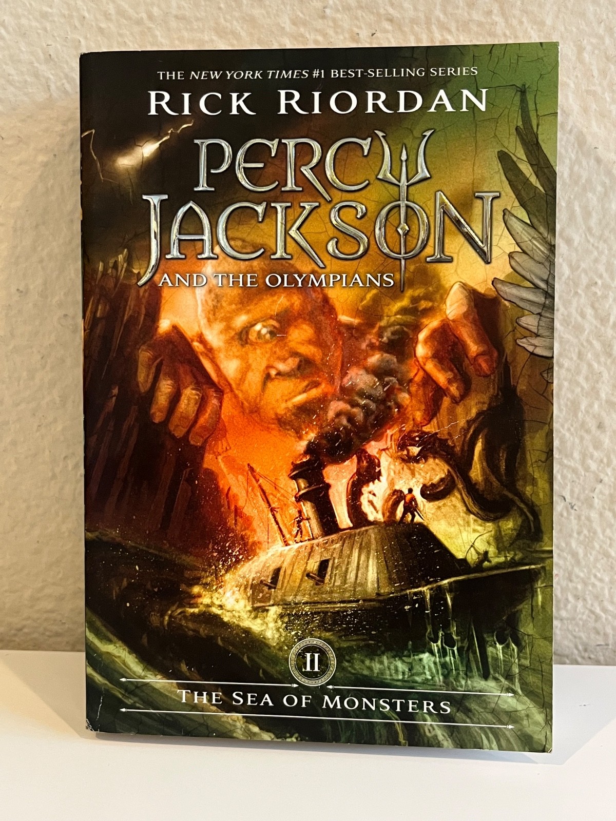 Percy Jackson and the Olympians 4 Book Paperback Set 1-4 by Rick Riordan