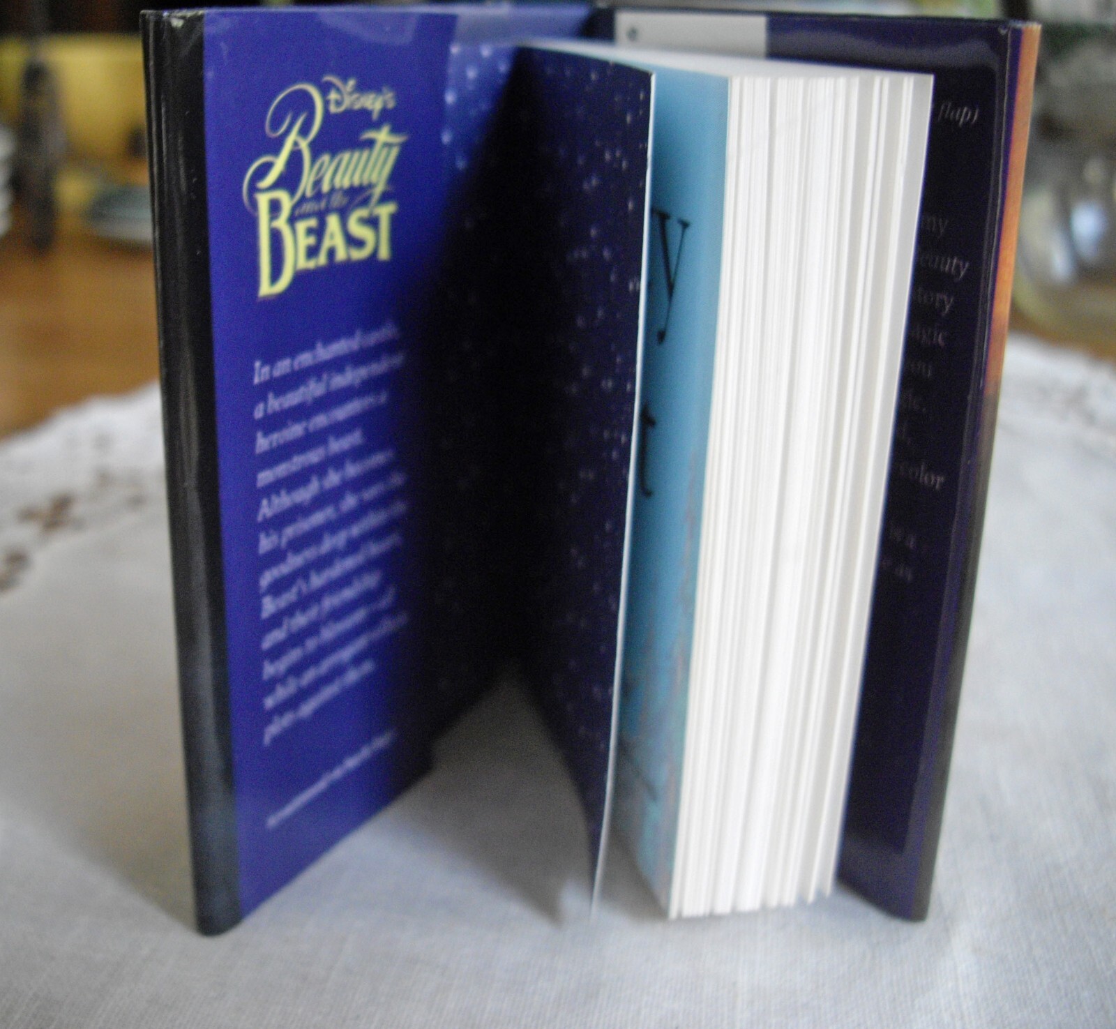 Disney Beauty and the Beast Miniature Hardback 3 1/4″ Book ~