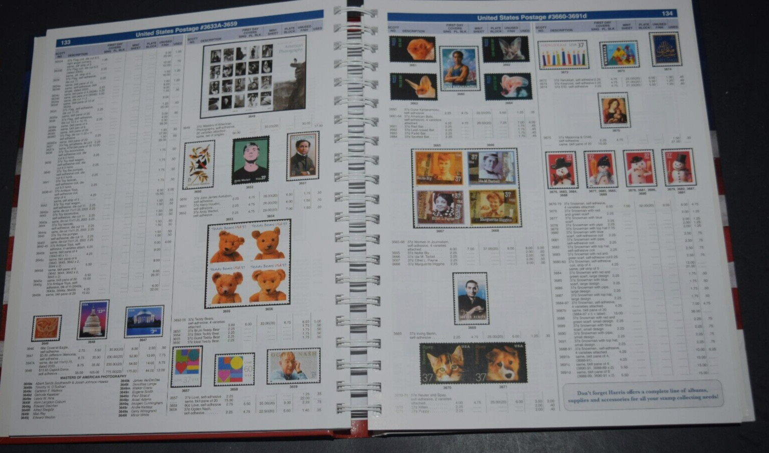 “2022 US/BNA Postage Stamp Catalog,” HC Book (9.25″ x 11″) 418 Pages, New