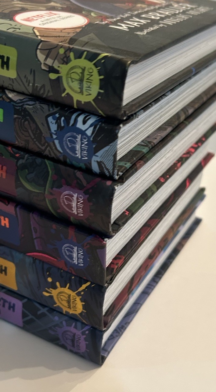 THE LAST KIDS ON EARTH Hardcover Chapter Books by Max Brallier Netflix Lot Of 6