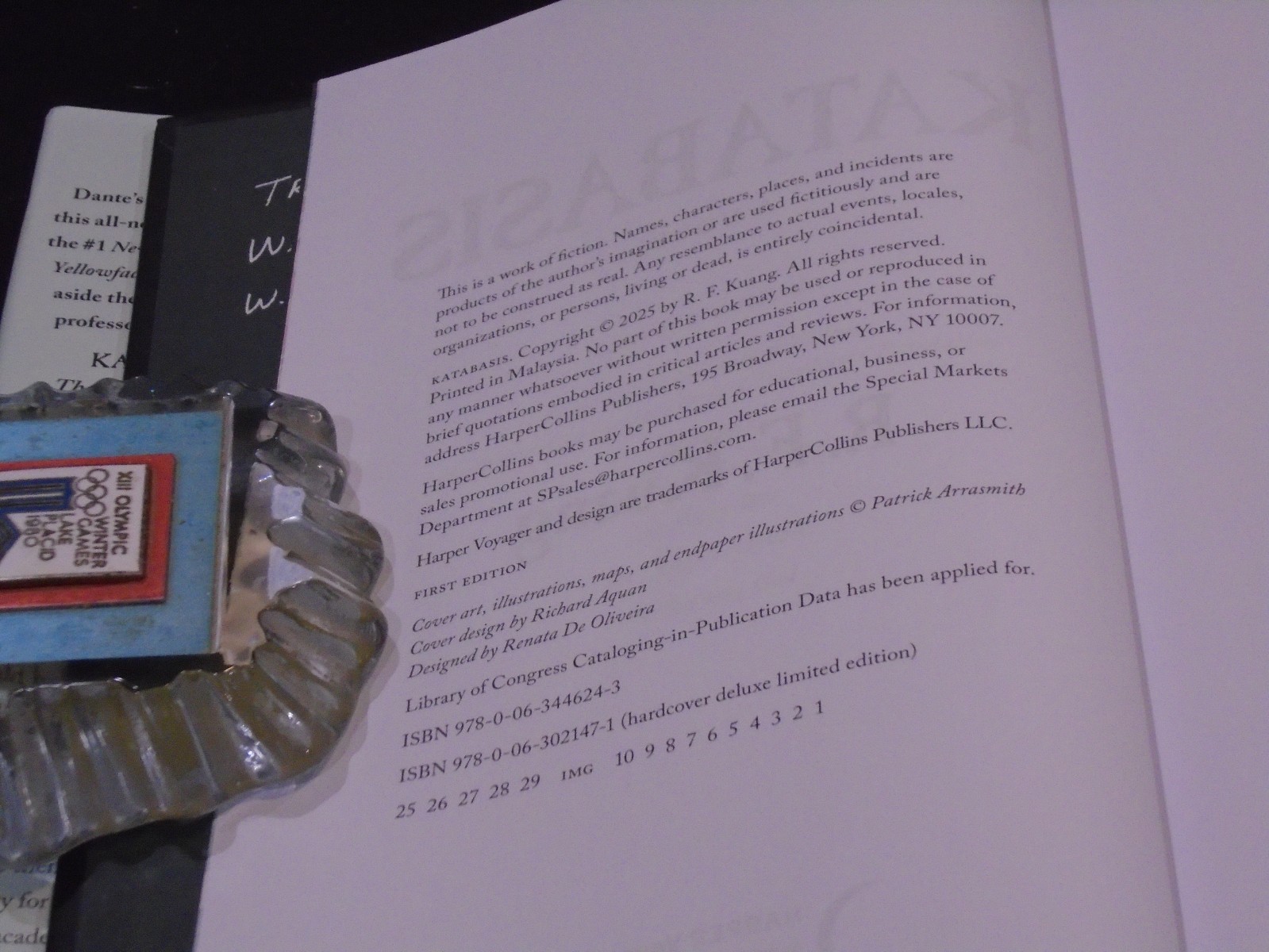 PRESALE Signed R.F. Kuang Katabasis Deluxe Limited Edition Poppy War PRESALE