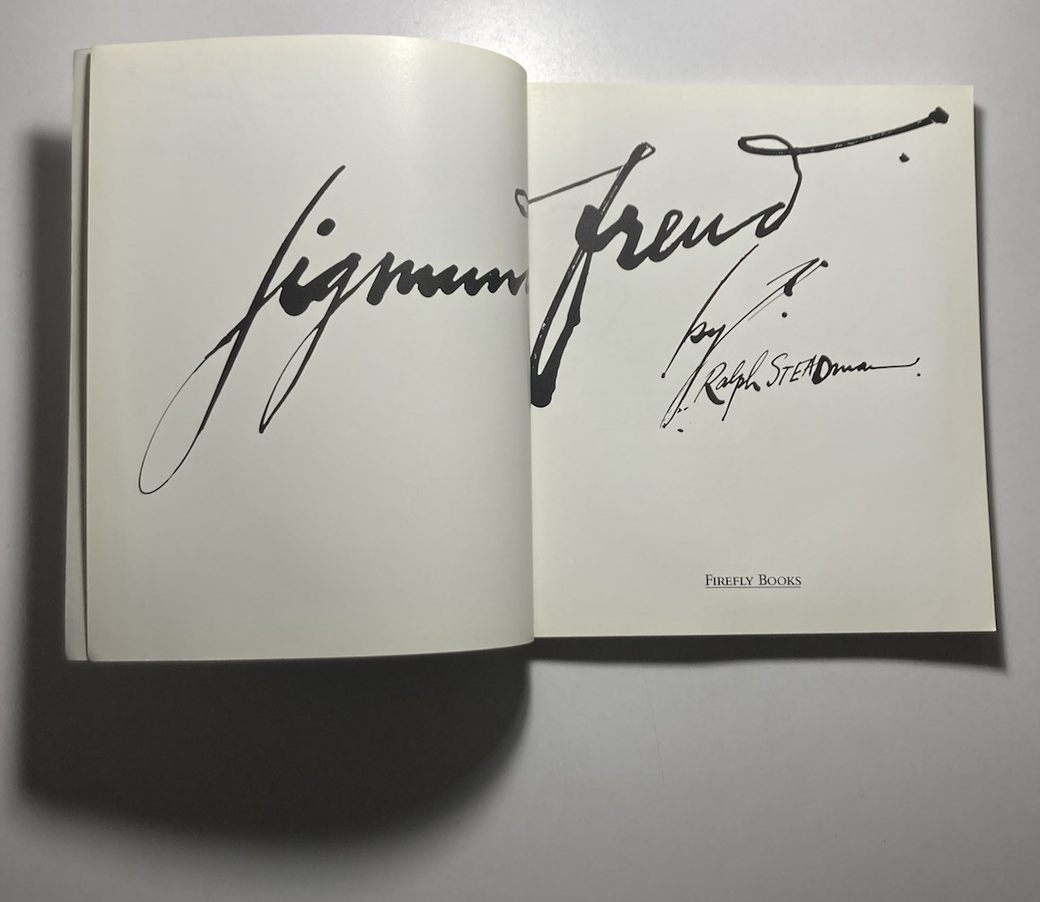 RALPH STEADMAN “Sigmund Freud” 1997 Trade Paperback Firefly Books New Edition