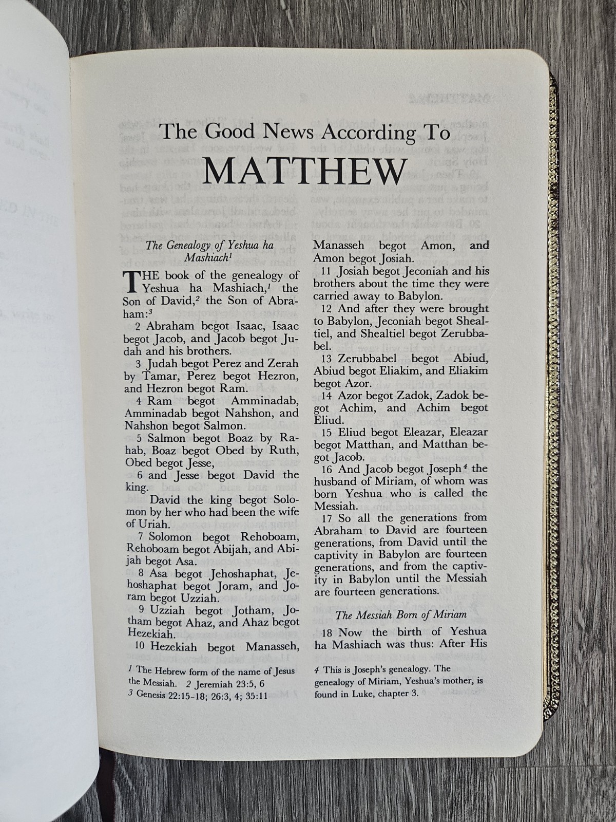 Messianic Jewish New Covenant Book Of Life 1981 Genuine Leather Thomas Nelson