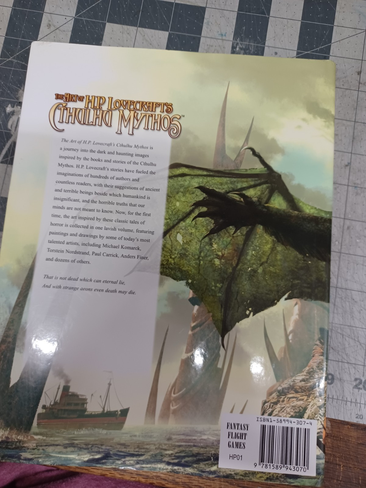 Art of H. P. Lovecraft’s the Cthulhu Mythos Fantasy Flight Brand New
