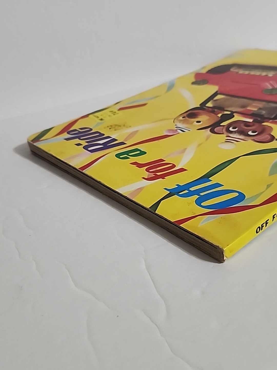 Vintage 1973 Froebel-Kan OFF FOR A RIDE 1st Edition Board Book Toys