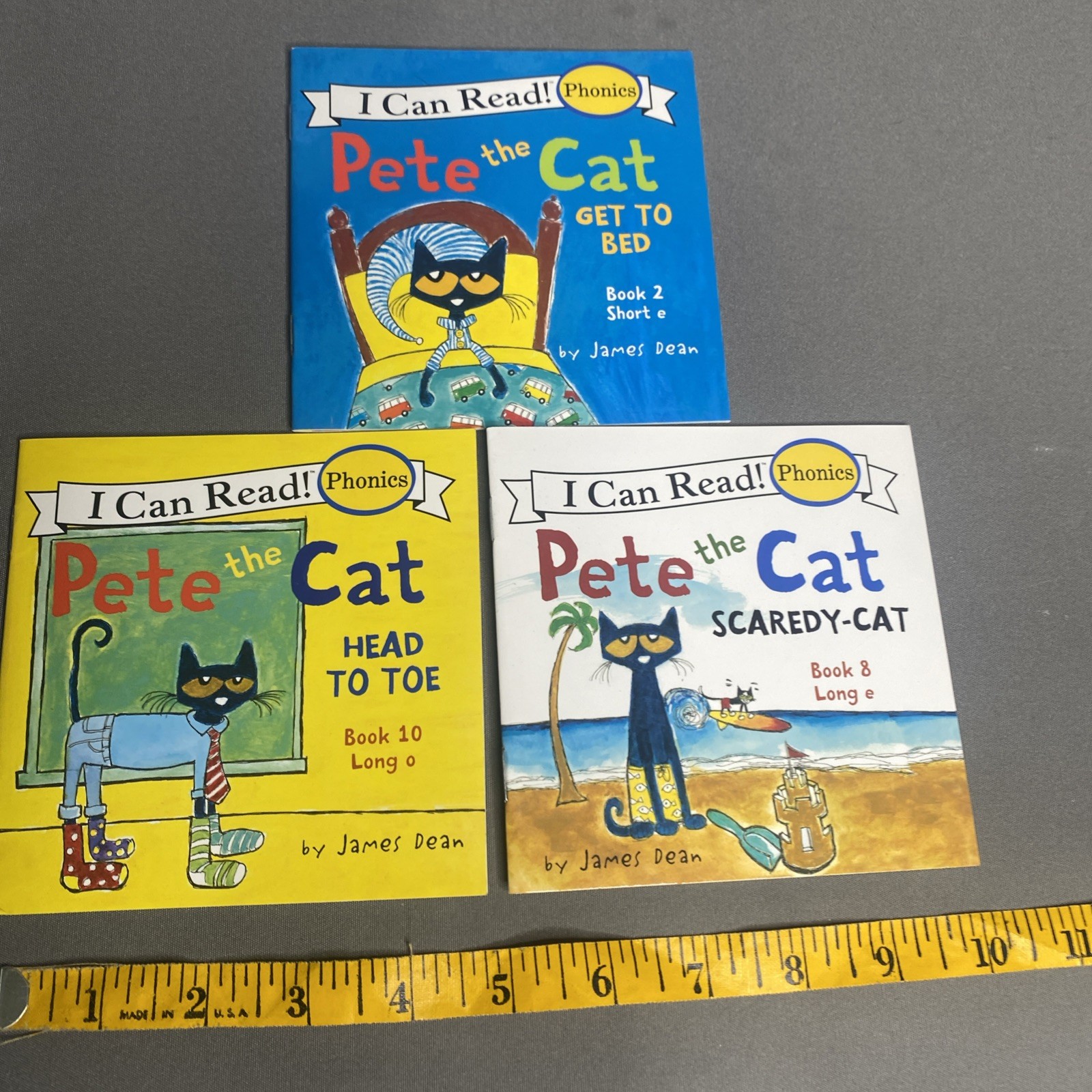 Pete the Cat I Can Read Phonics Kids Decodable Books Lot 13 & one Dr. Seuss