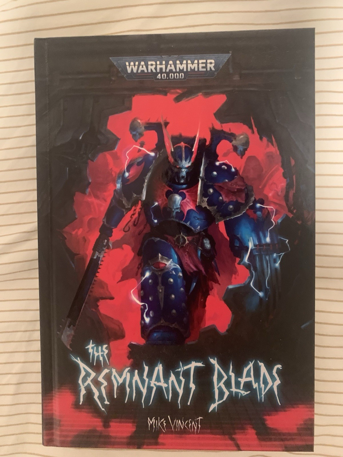 The Remnant Blade Hardcover Warhammer 40k Black Library Mike Vincent Night Lords