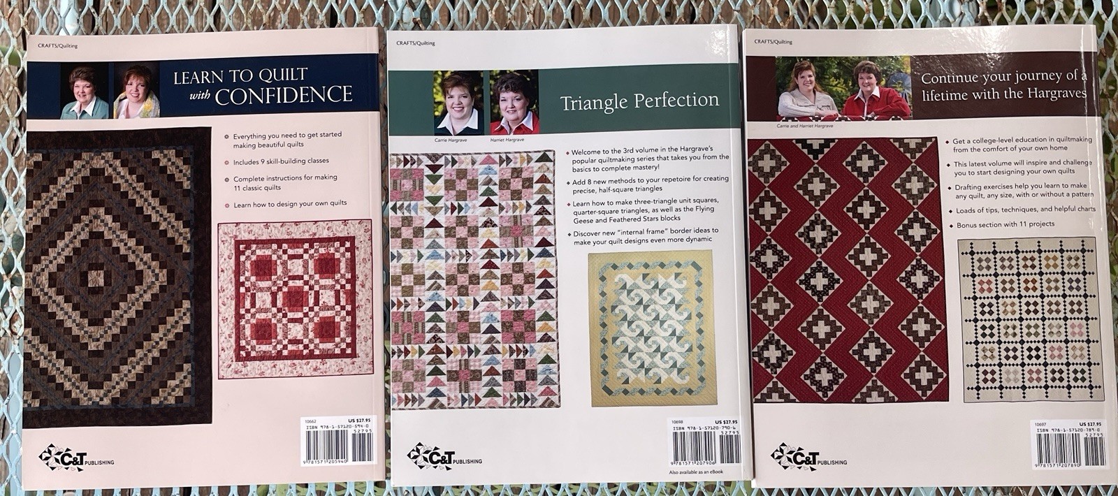 Quilter’s Academy Vol 1 2 3 Hargrave Quiltmaking Quilting Quilt Teach