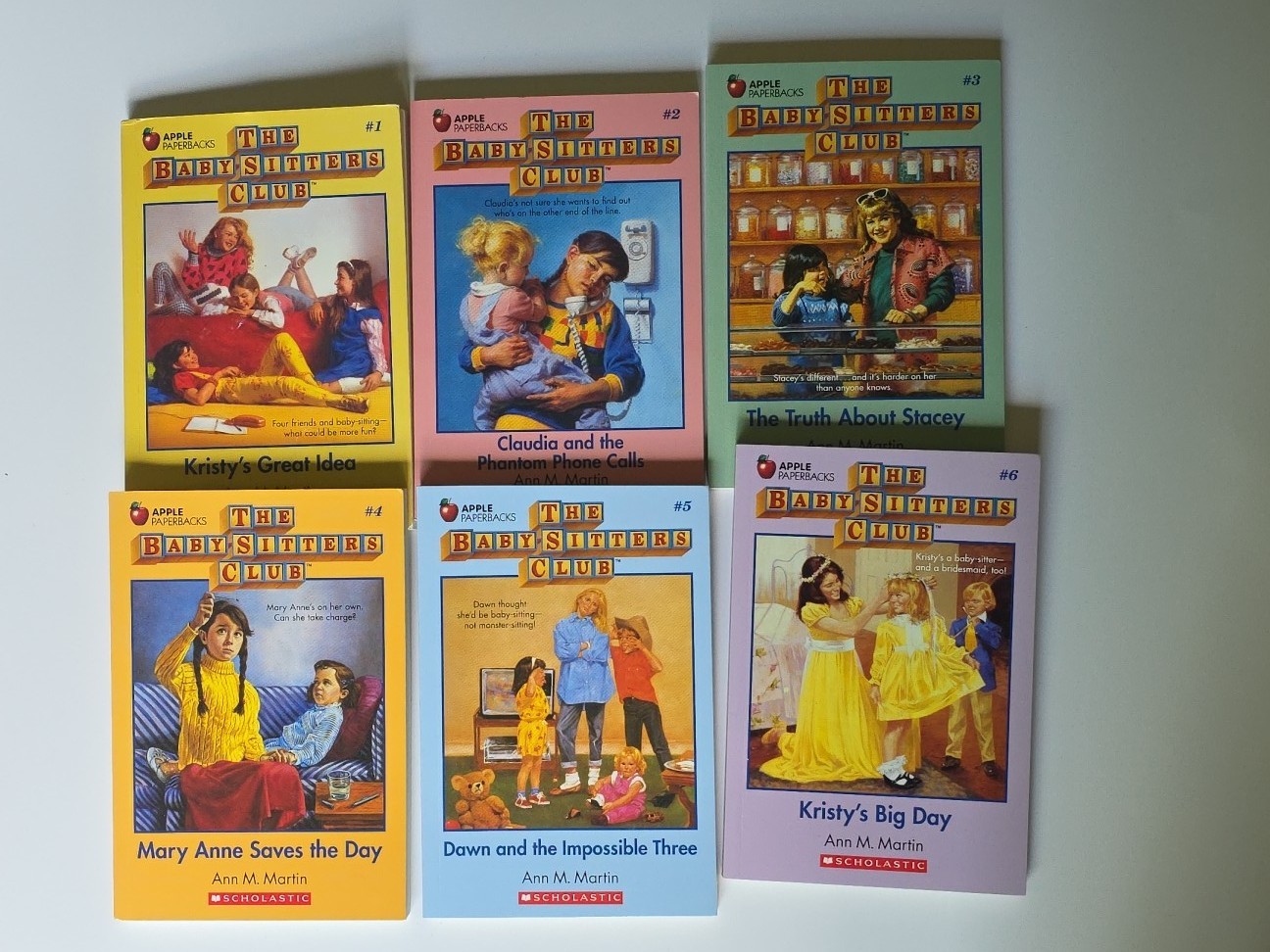 Baby-Sitters Club Retro Set (Books #1-6) by Ann M. Martin (2018, Quantity Pack)