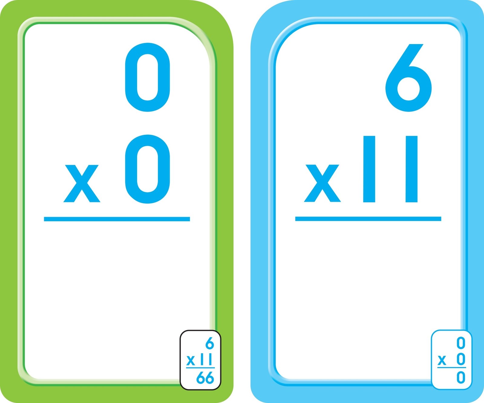 School Zone Spanish Multiplication 0-12 Flash Cards: 56 Cards, 3rd Grade,…