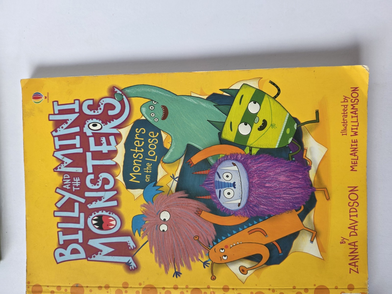 Usborne Billy And The Mini Monsters Books by Zanna Davidson- Lot of 9 VGC PB