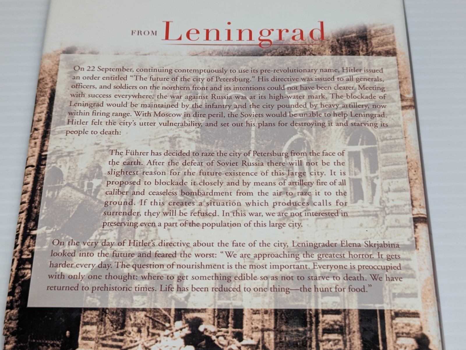 Leningrad: State of Siege, by Michael Jones, 2008 Hardcover