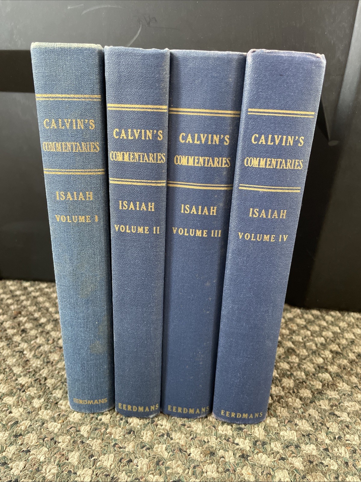 Calvin’s Commentary on Isaiah 4 Volume Set Eerdmans Hardback