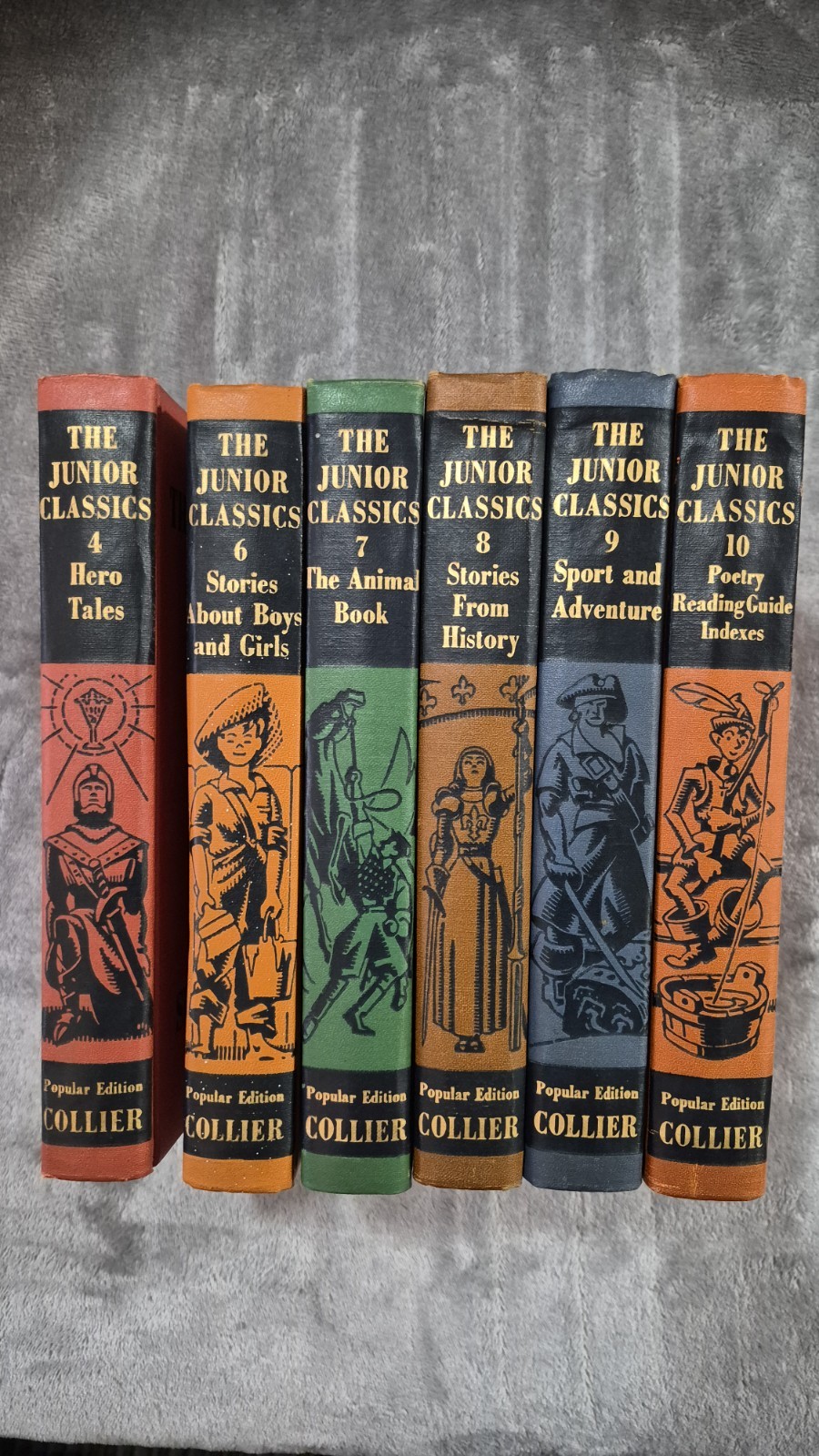 Collier’s The Junior Classics: The Young Folks Shelf of Books Set 6 Hardback OBO