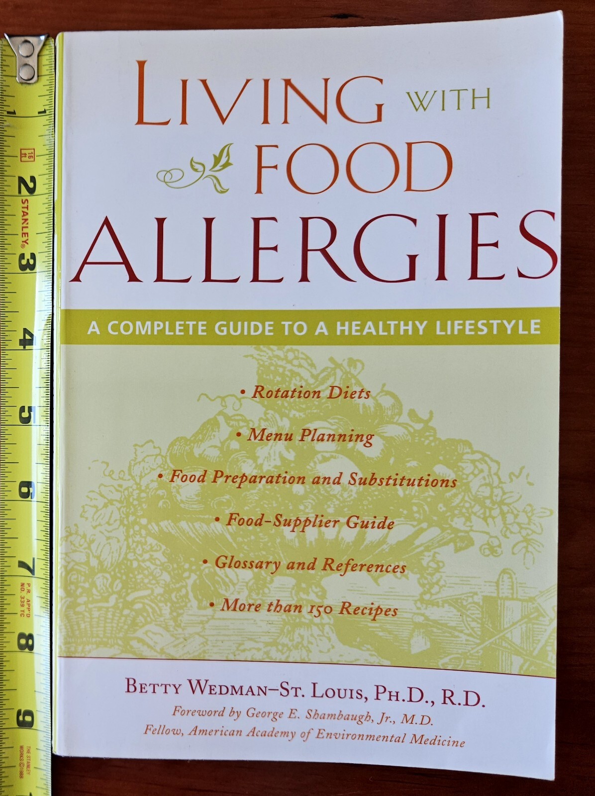 Lot of 5 Books – Food Allergies, Health Hints, Lose the Wheat, 101 Optimal Foods