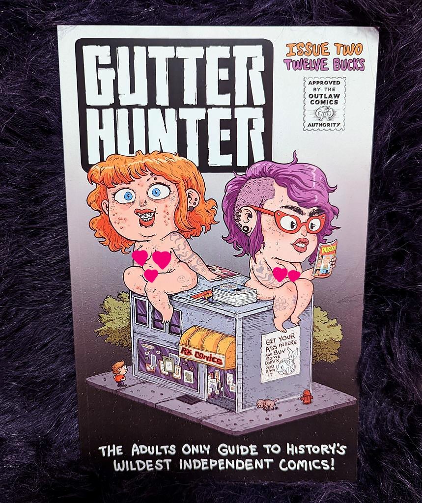 Gutter Hunter #2 ADULTS ONLY – Squarebound 100 Pages about the Wildest Comics !!